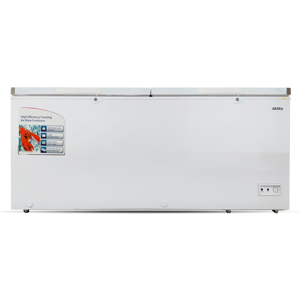 AKIRA FREEZER & COOLER 2DOORS N-528L - CF-D528SS - Sunsimexco Ltd